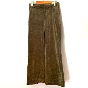Coldwater Creek Dark Green Corduroy Pants Size P4